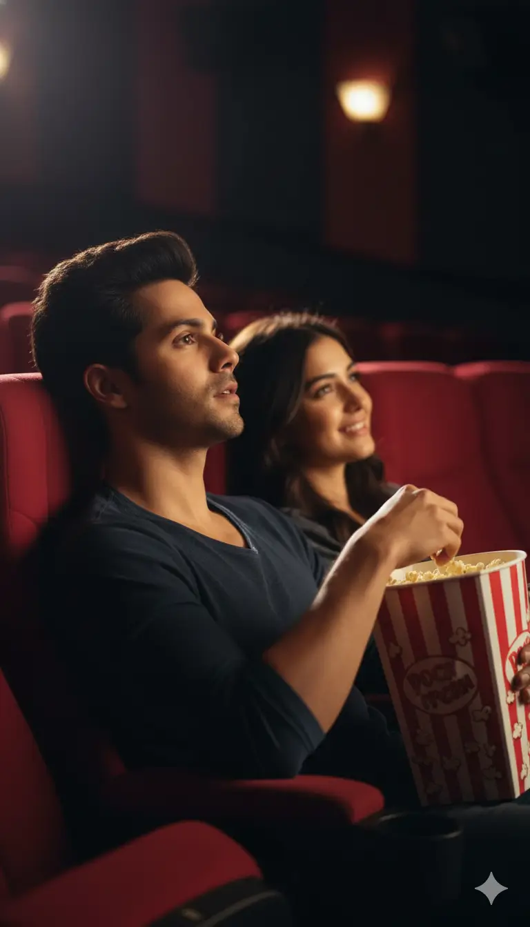 Screen Glow: Intimate Moments in the Cinema